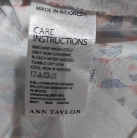 Ann Taylor Madison Abstract Pencil Skirt Sz 10 - Picture 7 of 11